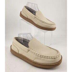 My Slippers Moccasin Loafers Womens 9 Cream Leather Slip On 74468-05